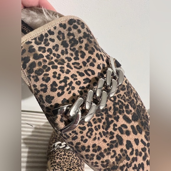 DOLCE VITA Haiden Womens Leopard Suede Slippers - Picture 12 of 14